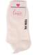 Sneakersocken mit Herz Applikation