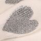 Sneakersocken mit Herz Applikation