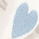 Sneakersocken mit Herz Applikation