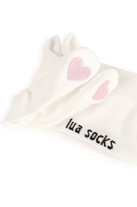 Sneakersocken mit Herz Applikation