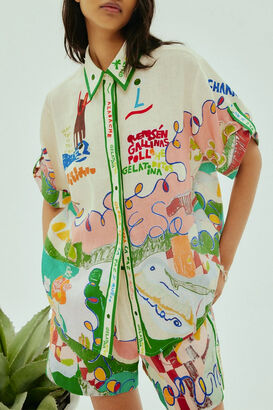 Leinenbluse Nadia 
