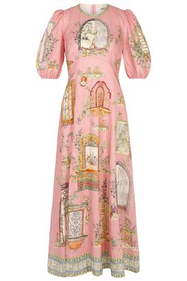 Midikleid Monte aus Leinen