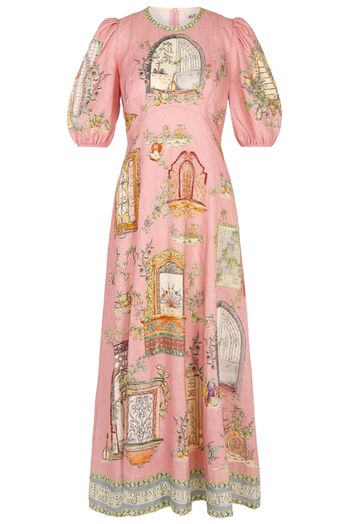 Midikleid Monte aus Leinen