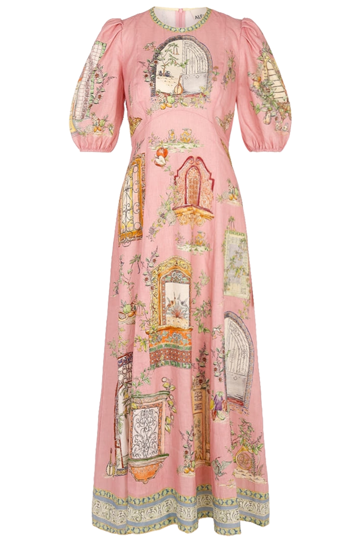 Midikleid Monte aus Leinen