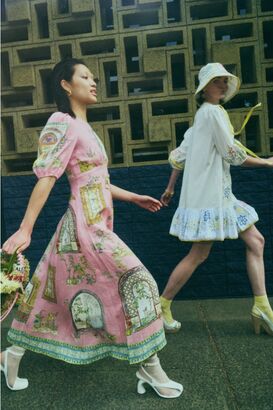 Midikleid Monte aus Leinen
