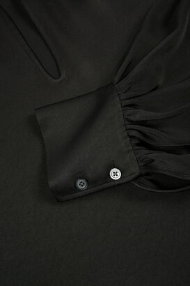 Bluse Stand Collar