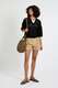 High Waist Pleated Shorts