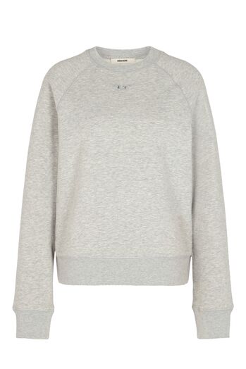 Sweatshirt Upper mit Strassapplikation