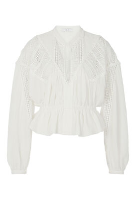 Bluse Rixi mit Spitze