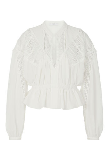 Bluse Rixi mit Spitze