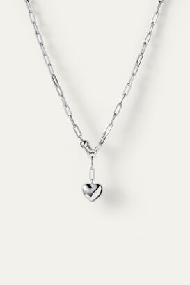 Kette Puffy Heart Silber