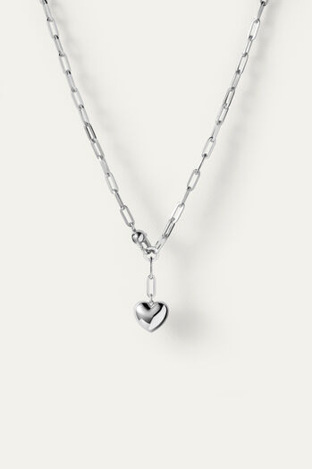 Kette Puffy Heart Silber