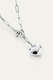Kette Puffy Heart Silber