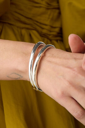 Gia Bangle Silver