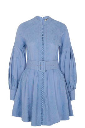 Kleid Berite mit Leinen