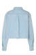 Jeansbluse mit ausgefranstem Saum