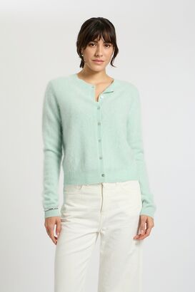 Mink Wash Cashmere Cardigan 