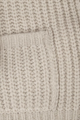 Cardigan mit Merino und Alpaka