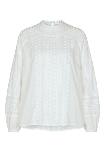 Bluse mit Stickereien
