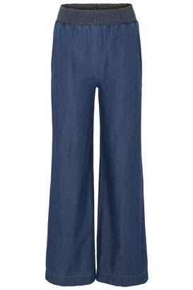 Wide Leg Denim Hose 