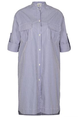Hemdblusenkleid aus Baumwolle 