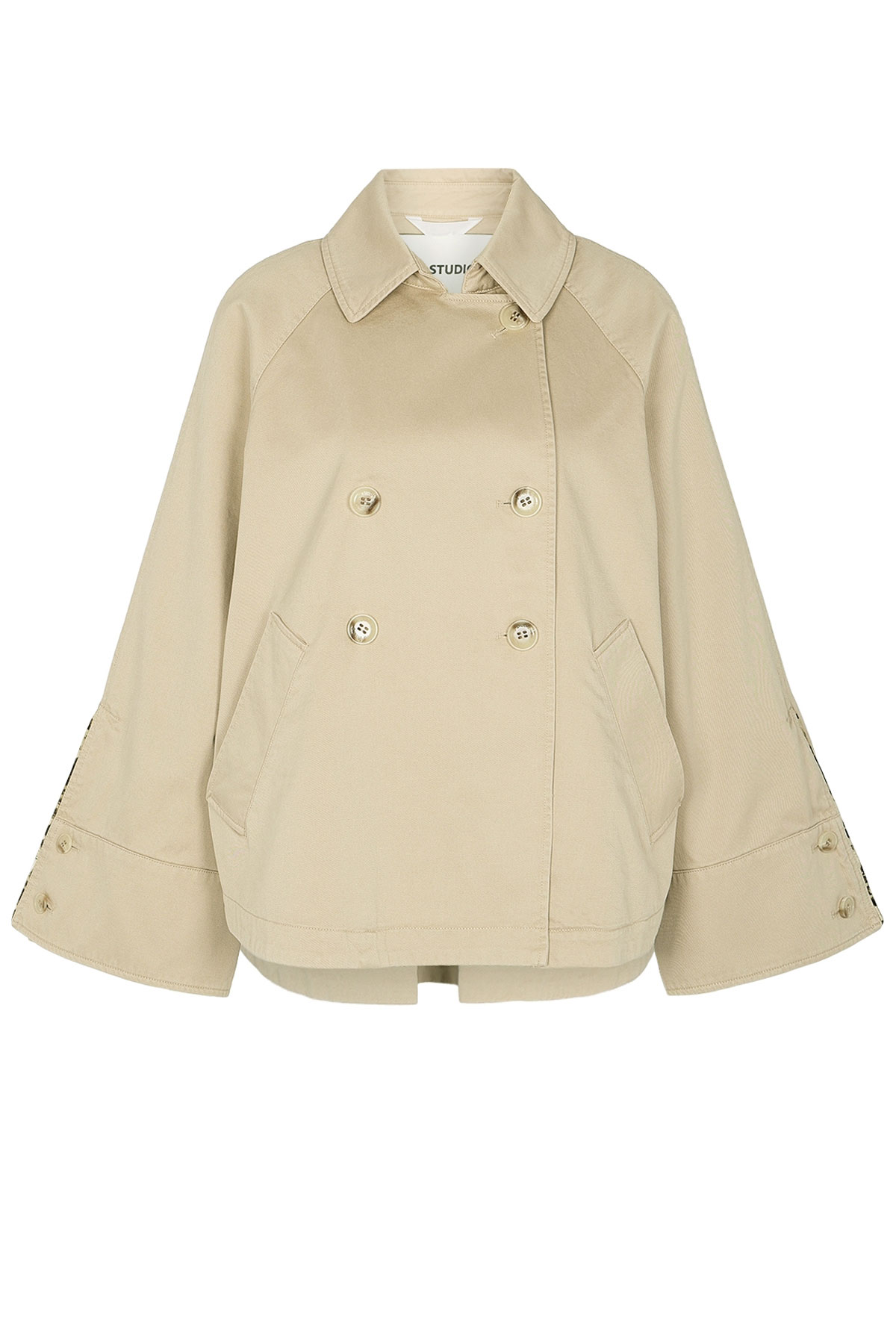 Trenchjacke aus Baumwolle