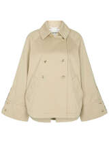 Trenchjacke aus Baumwolle