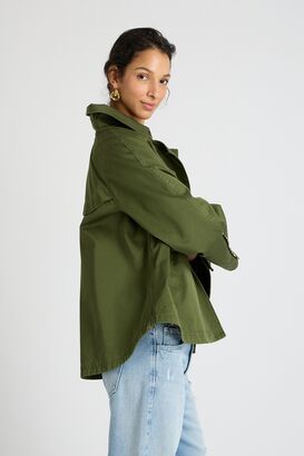 Trenchjacke aus Baumwolle 