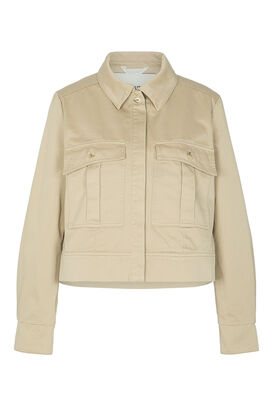 Boxy Jacket aus Baumwolle 