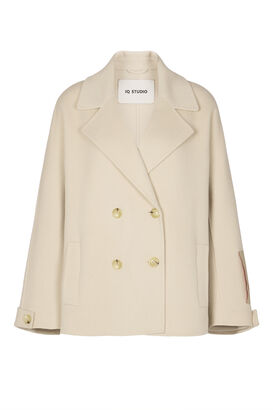 Double Face Jacke aus Wolle 