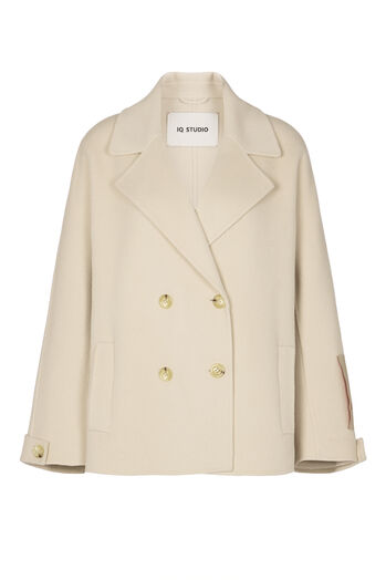 Double Face Jacke aus Wolle 
