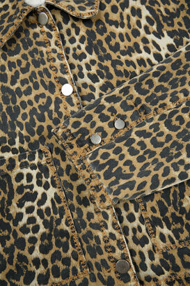 Jeansjacke Leo mit Stitching