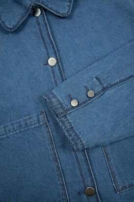 Jeansjacke mit Stitching 