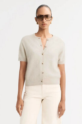 Brushed Short Cardigan