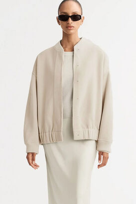 Woll-Blouson mit Cashmere