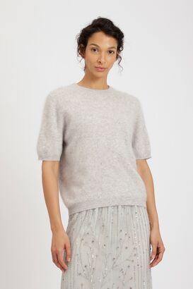 Brushed Short Sleeve Pullover