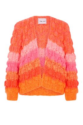 Handgestrickter Cardigan Arena Chili