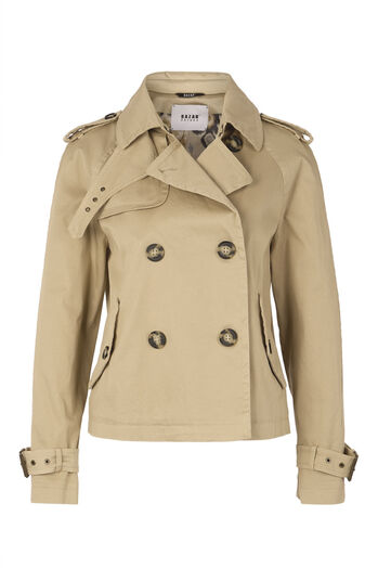 Trenchjacke aus Baumwolle 