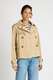 Trenchjacke aus Baumwolle 