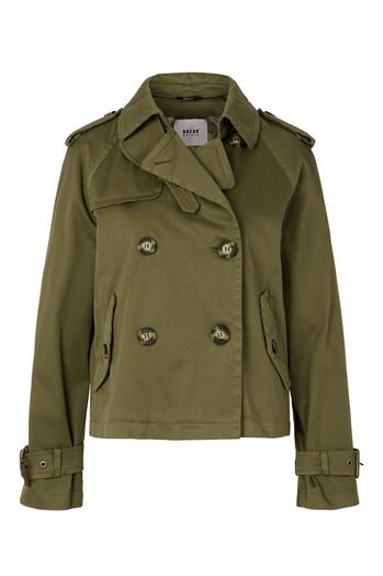 Trenchjacke aus Baumwolle 