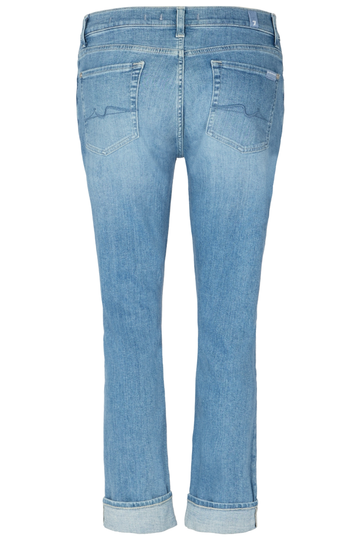 デニム・ジーパン 7 For All Mankind 'Relaxed Skinny' jeans Relaxed Skinny low-rise skinny jeans in black - 7 For All