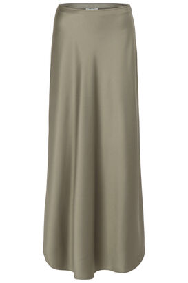 Maxi Rock in Satin-Optik
