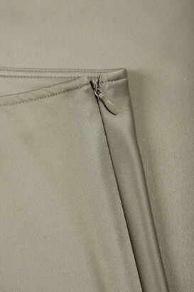 Maxi Rock in Satin-Optik