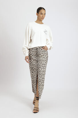 Midi-Jeansrock Kaia