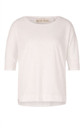 Shirt aus Slub Jersey