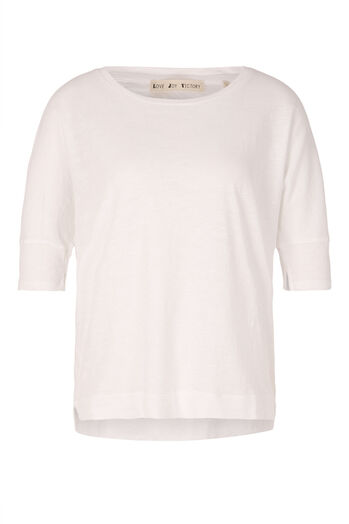 Shirt aus Slub Jersey
