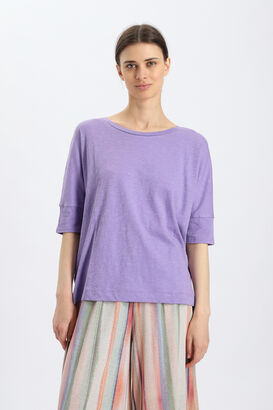 Shirt aus Slub Jersey