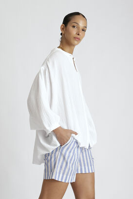 Bluse aus Baumwoll Musselin