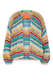 Handgestrickter Cardigan mit Kid Mohair