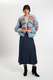 Handgestrickter Cardigan mit Kid Mohair